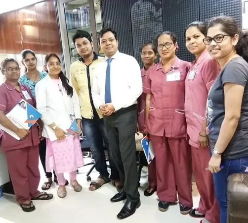 Conducted one day training Session at Arihant heart clinic and Nursing home on 12 August 2018 @ Mumbai