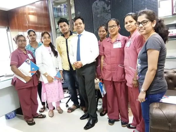 Conducted one day training Session at Arihant heart clinic and Nursing home on 12 August 2018 @ Mumbai