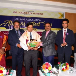 Receiving Prestigiuos Alumnus award in 2019 from JSS Mahavidyaspeetha Mysore